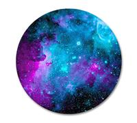 Smooffly Galaxy Round Mouse Pad Blue Purple Galaxy Customized Round Non-Slip Rubber Mousepad Gaming Mouse Pad 7.87""""X7.87"""" inch