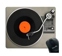 Smooffly Gaming-Mauspad, benutzerdefiniertes Retro-Vintage-Mauspad mit Schallplatte, benutzerdefiniertes Retro-Mauspad mit nautischem Anker, personali