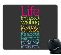 Smooffly Gaming Mouse pad Custom ,7 regole della vita di azione Personality Desings Gaming Mouse pad SM-14