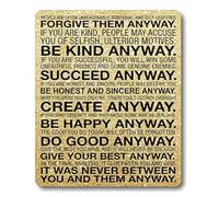 Smooffly Gaming Mouse pad Custom ,7 regole della vita di azione Personality Desings Gaming Mouse pad SM-17