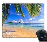 Smooffly mappa antica mouse pad, mappa del mondo antico vintage Old Style rettangolo gomma antiscivolo mouse Gaming Mouse pad, 240 mm x 200 mm x 3 mm SM-9