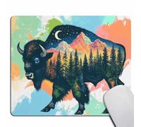 Smooffly, tappetino per mouse antiscivolo con costellazione, per desktop, computer, PC e laptop, per ufficio e casa 9.5 * 7.9 Inch Gm-35.