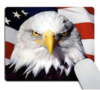 Smooffly - Tappetino per mouse con corna di cervo, scrivania, a righe, rettangolo 9.5*7.9 Inch Gm-06.