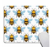 Smooffly - Tappetino per mouse con corna di cervo, scrivania, a righe, rettangolo 9.5 * 7.9 Inch Gm-25.