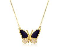 Smoohh Color Changing Butterfly Necklace, Temperature Sensing Color Changing Pendant Necklace, Cute Butterfly Gifts, Butterfly Charm with Magnetic Clasp, Women's Necklace
