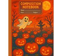Smooky Halloween Composition Notebook: A Spooky Pumpkin Patch Horror-Themed Lined Journal for Kids, Teens & Horror Fans - Perfect for Halloween School Notes, Journaling, or Creative Writing
