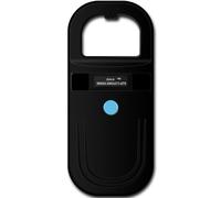 Smoostart Lettore Microchip Cani, Lettore Microchip per Animali ISO11784/85/FDX-B/EMID Lettore di Microchip per Cani/Animali Domestici/suini/Animale con 1000 Dati di archiviazione (SMOO01 Nero)