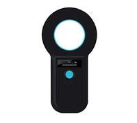 Smoostart Lettore Microchip Cani, Lettore Microchip per Animali ISO11784/85/FDX-B/EMID Lettore di Microchip per Cani/Animali Domestici/suini/Animale con 1000 Dati di archiviazione (Nero)