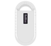Smoostart Lettore Microchip Cani, Lettore Microchip per Animali ISO11784/85/FDX-B/EMID Lettore di Microchip per Cani/Animali Domestici/suini/Animale con 1000 Dati di archiviazione (Bianco)