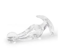 Smooth Anchor Glass Anal Plug Prostate Massage Transparent Anal Penis Expander Butt Plug Anus Dildo Sex Products Erotic Goods(Style-L)