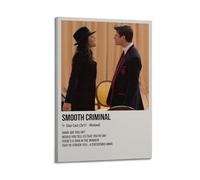 Smooth Criminal by The Glee - Poster artistico da parete per soggiorno, camera da letto, 50 x 75 cm, con cornice