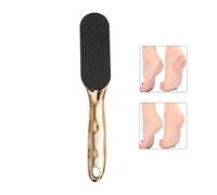 Smooth Foot File, Foot Skin Remover, Hard Skin Remover, Smooth Exfoliator, Ergonomic Handle, Portable Design, for Women, Family, Travel, and Home Use, ABS, Champagne Color, Blue