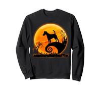 Smooth Fox Terrier Cane e Luna Divertente Costume di Felpa