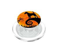 Smooth Fox Terrier cane e luna divertente costume di PopSockets PopGrip per MagSafe