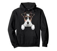 Smooth Fox Terrier Funny Peeking Pocket SFT Foxie Dog Felpa con Cappuccio