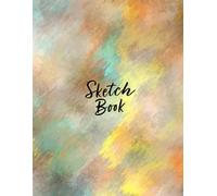 Smooth Paper Sketchbook: Soft Color Wash Abstract Flow: Sketch Books for Drawing Blank Paper Pad 8.5" X 11" - 120 Pages Blank Paper Book Doodle Paper