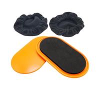 Smooth Sliding Slider, Oval Shape Trainer Discs, Gym Sliders for Core Strength Training, Dual-Sided Exercise Gliders for Carpet Hardwood Tile Floors, Portable Fitness Equipment Women Home Gym
