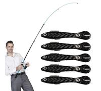 Smooth Smooth: Esche Da Pesca Liscio per La Pesca | Azione Nuoto Vibrante E Movimento Di Affondamento Tremante per Più Snack Incredibile Bagno Morbido per La Pesca
