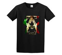 SMOOTH WILL Canelo Alvarez Logo T-Shirt Funny Top Tee Graphic Mens Short-Sleeve Black S