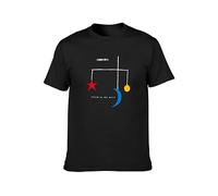 SMOOTH WILL Chris Rea Wired To The Moon T-Shirt Graphic Tee Printed Top Mens Shirt Black L