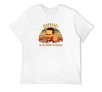 SMOOTH WILL I'm Listening To Reason Vintage Men's T-Shirt Pee-Wee Herman Big Adventure White XL
