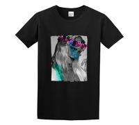 SMOOTH WILL Men's Cicciolina B: Celebrity Star One in The City Casual T Shirt Print Tops Black L