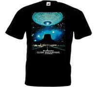 SMOOTH WILL Men's Close Encounters of The Fifth Kind V1 T Shirt Black 3XL