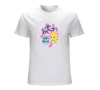 SMOOTH WILL Men's Mr Sparkle Mens Unisex Tee T-Shirts White 3XL