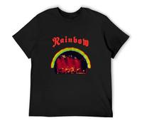 SMOOTH WILL Men's Rainbow On Stage T-Shirt Black 3XL
