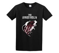 SMOOTH WILL The Mars Volta Poaie En Graphic Top Printed Shirt Short Sleeve Tee Mens T Shirt Black L