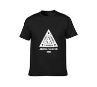 SMOOTH WILL Tri Lambda 80'S Revenge of The Nerds Fraternity Black Men T-Shirt Graphic Printed Top Unisex Tee Black S