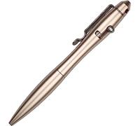 SMOOTHERPRO Avanzate Penna a Sfera EDC Bolt Action Penna Clip Resistente in Acciaio Inossidabile Bilanciamento del Peso per Ufficio Scuola Attività commerciale Colore Oro Rosa(TP023)