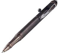 SMOOTHERPRO Avanzate Penna a Sfera in Ottone massiccio EDC Bolt Action Penna Portatile Squisita Penna Firma Bilanciamento del Peso per Ufficio Scuola Attività commerciale Colore Bronze(BTA972)