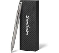 SMOOTHERPRO Penna a sfera in Titanio Compatibile con Ricariche Pilot G2 per EDC Ufficio Scuola Attività Commerciale Colore Grigio (XC03)