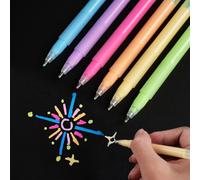 SMOOTHERPRO Penne Gel Colorate Roller a Punta Fine Pastello Colorate 6 Pz | Penna Gel Bianca, Evidenziazione, Disegno Artistico, Design, Scrapbooking, Ufficio, Scuola