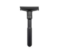 SmoothGain Rasoio di Uomo Manuale Doppio Filo Regolabile Tradizionale Struttura Robusta in Lega di Zinco con Quadrante Numerato per, Array, Nero, Rasoio Singolo Nero Scatola Di Carta Kraft