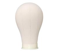 SmoothGain Supporto per Manichino, Testa di Manichino in Tela, Supporto Professionale Leggero con Fori di Montaggio per La Realizzazione, 24 pollici