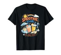 Smoothie Club - Sip Relax Repeat Retro Summer Graphic Maglietta