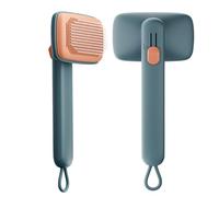Smoothing Cat Brush, Adjustable Comb for Long & Short Pets, ABS Cat Supplies for Indoor Dogs, Lanyard Design, Grooming Accessories for Cats and Dogs, 9.8x4.33 inches