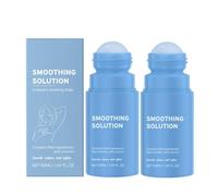 Smoothing Solution Ingrown Hair Treatment, Roll-On contro peli incarniti, siero dopo shave per ascelle, zone intime e pelli sensibili, rapida guarigione e cura (50 ml, 2 pezzi)