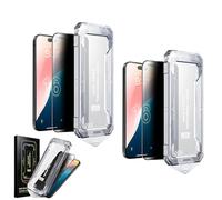 Smoothshield 2 Packs - Tempered Glass Screen Protector with Anti-Scratch Anti-Fingerprint Privacy & Auto Dust-Free Install, For iphone 12 13 14 15 16 pro screen protector (Privacy*2pcs,15 pro)