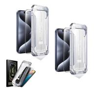 Smoothshield 2 Packs - Tempered Glass Screen Protector with Anti-Scratch Anti-Fingerprint Privacy & Auto Dust-Free Install, For iphone 12 13 14 15 16 pro screen protector (HD Clear*2pcs,16ProMax)