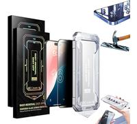 SmoothShield - Confezione da 2 pellicole protettive in vetro temperato con antigraffio, anti-impronte, privacy e installazione automatica senza polvere, per iPhone (privacy, 15)