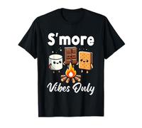S'more Vibes Only Marshmallow Adventure Camping Smore Lover Maglietta