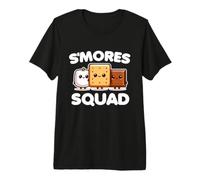 S'Mores Squad Marshmallow Camping Group - Cibo Dolce Divertente Maglietta Premium