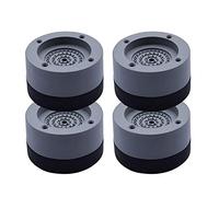 Smorzatore di Vibrazioni, Queta 4 Pezzi Rondelle Antivibranti Universali Antivibranti per Lavatrice e Asciugatrice 4 cm (Grigio, 4 cm)