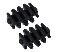 Smorzatore in Gomma per Arco, Coppia, Antivibrazione Nero | Accessori per Tiro l'Arco, Montaggio, Usi su Compound e Corda, 6x2x2cm