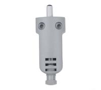Smorzatore per porta scorrevole resistente in plastica ABS per armadi e guardaroba, silenzioso con pulsante di regolazione per una chiusura delicata, fermaporta grigio per ridurre il rumore in casa