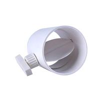 Smorzatore posteriore - condotto non ritorno valvola condotto connettore tubo con flap backflow otturatore - plastica ABS - unico modo flusso d'aria canale - deflettore di ventilazione in linea