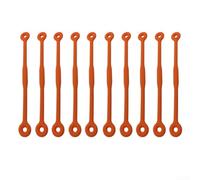 Smorzatore Racchetta Tennis Silicone Morbido Comfort Max | Silicone , assorbimento urti per efficace, confortevole, durata nel per tempo, tocco morbido(Orange)